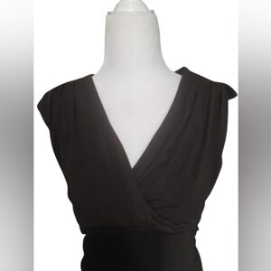 NWOT Shine New York Brown Sleeveless Top Large